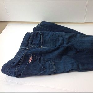 Hudson Jeans Blue Denim Jeans Low Rise Skinny 28